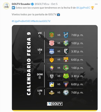 GolTV confirmó que transmitirá el