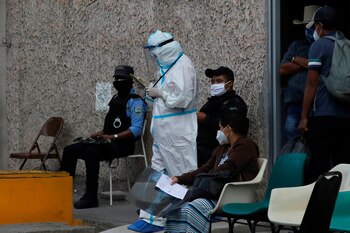 Coronavirus en Honduras. EFE/Gustavo Amador
