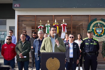 El operativo se complementa con vigilancia permanente a posibles alteraciones del orden público y con equipos institucionales que acompañan los puestos de votación en las seis comunas y dos corregimientos - crédito Gobernación Municipal de Soacha