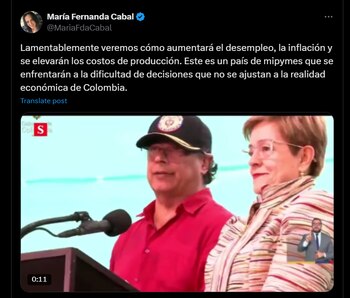 Esta fue la crítica de