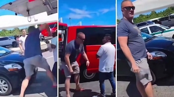 El conflicto habría iniciado tras un incidente con un vehículo.