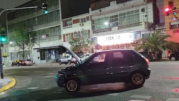 Así terminó el auto en