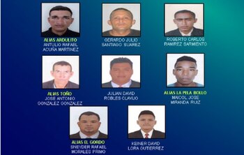 Cartel de la Policía donde