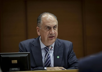 08/05/2025 El conseller de Emergencias e Interior, Juan Carlos Valderrama, comparece en la comisión de Justicia, Gobernación y Administración Local de Les Corts
COMUNIDAD VALENCIANA ESPAÑA EUROPA ESPAÑA EUROPA VALENCIA COMUNIDAD VALENCIANA POLÍTICA
JOSÉ CUÉLLAR/CORTS VALENCIANES