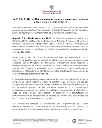La SIC, la Dian y