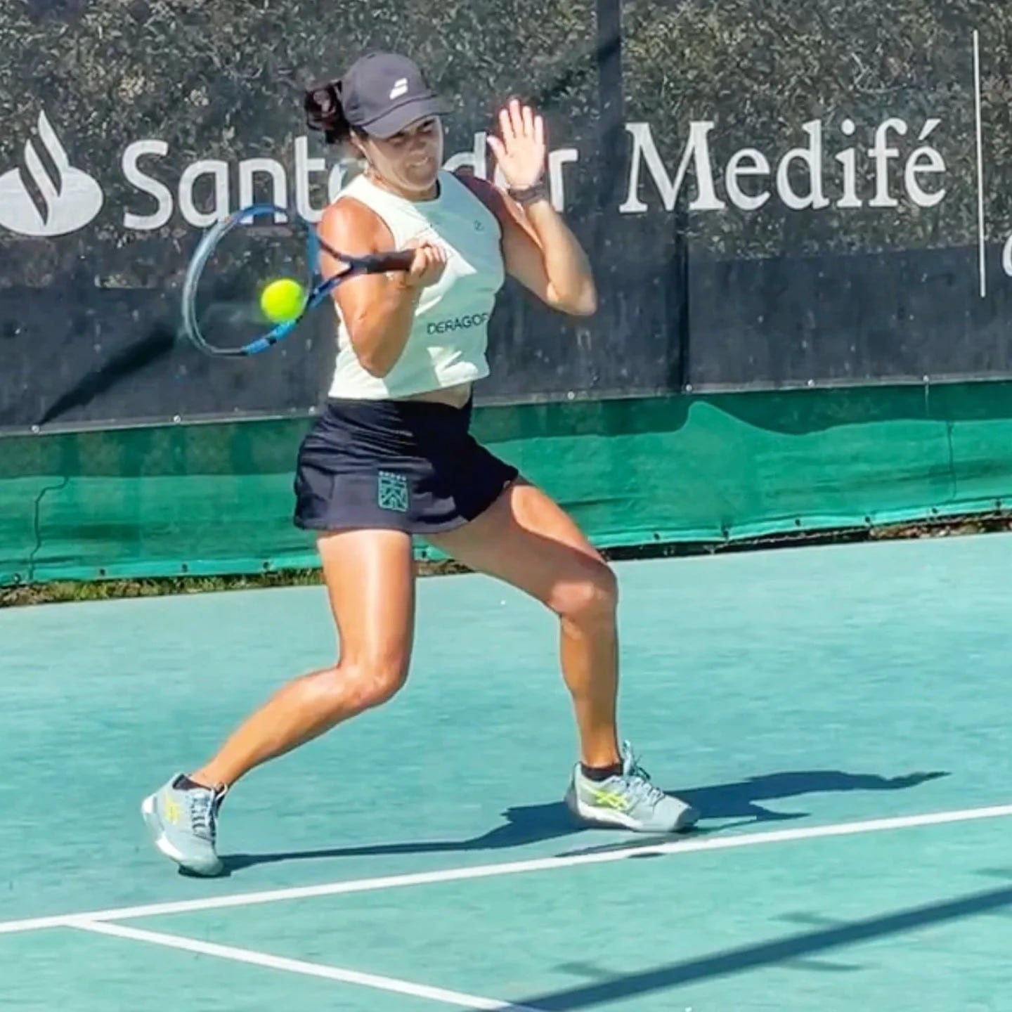 Mariana Díaz Oliva jugando para Ferro en los Interclubes 2024
