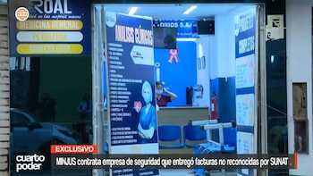 Minjus anuncia nulidad de contratos por S/16,2 millones tras cuestionamientos a empresa de seguridad. Captura: América TV.