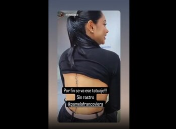 Pamela Franco voltea la página y se borra tatuaje en nombre de Christian Domínguez. (Composición: Infobae)