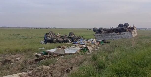 En otro siniestro, un transportista murió tras una colisión entre un camión y una camioneta en la Ruta Provincial 51 (El Orden de Pringles)