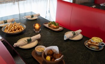 El chef se concentró en