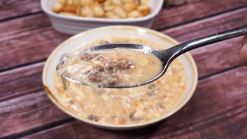 Sopa a la minuta receta.