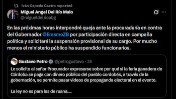 Miguel Ángel del Río - crédito @migueldelrioabg/X