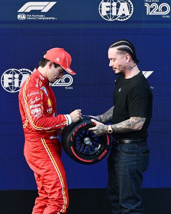 Charles Leclerc consiguió su cuarta