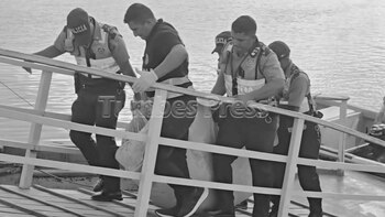 Levantamiento de cuerpo de buzo