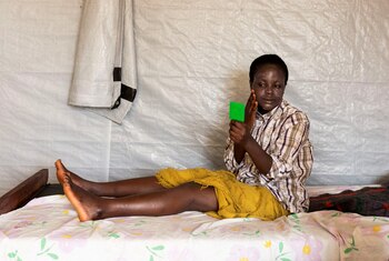 Sylvie Nyota, de14 años, contrajo