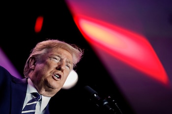 El presidente Donald Trump es