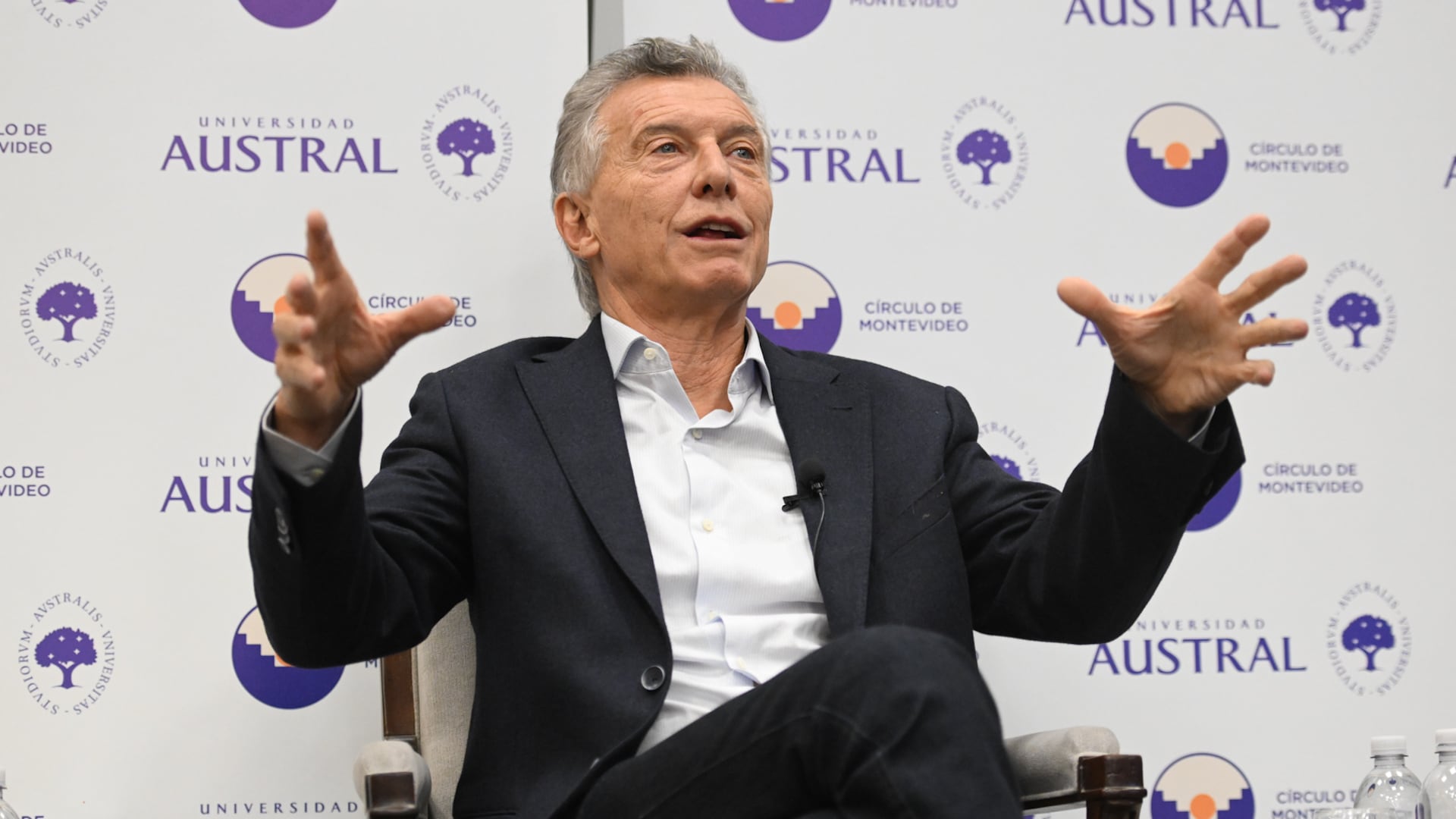 Mauricio Macri en la Universidad Austral (Adrián Escandar)