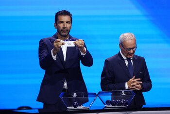 Gianluigi Buffon en el sorteo