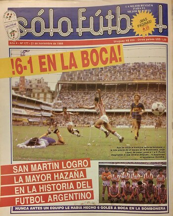La tapa de Sólo Fútbol