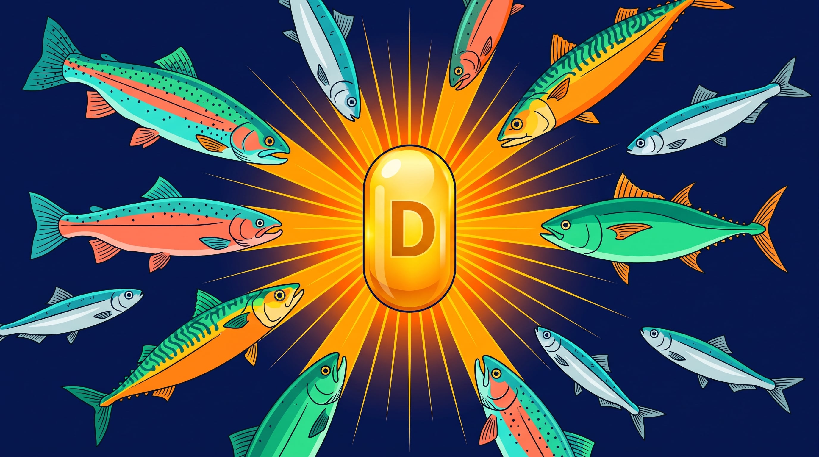 Los pescados grasos como la trucha arcoíris, la caballa, el salmón, las sardinas, el atún y el arenque se destacan como fuentes naturales de vitamina D (Imagen Ilustrativa Infobae)