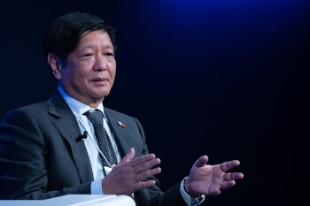 Ferdinand Marcos Jr (Greg Beadle/World Economic Forum / DPA)