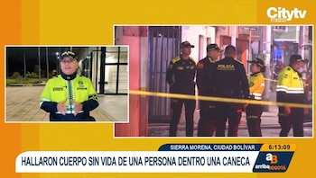 Las autoridades confirmaron que el cuerpo corresponde a un hombre de 40 años - crédito captura de pantalla CityTv / YouTube