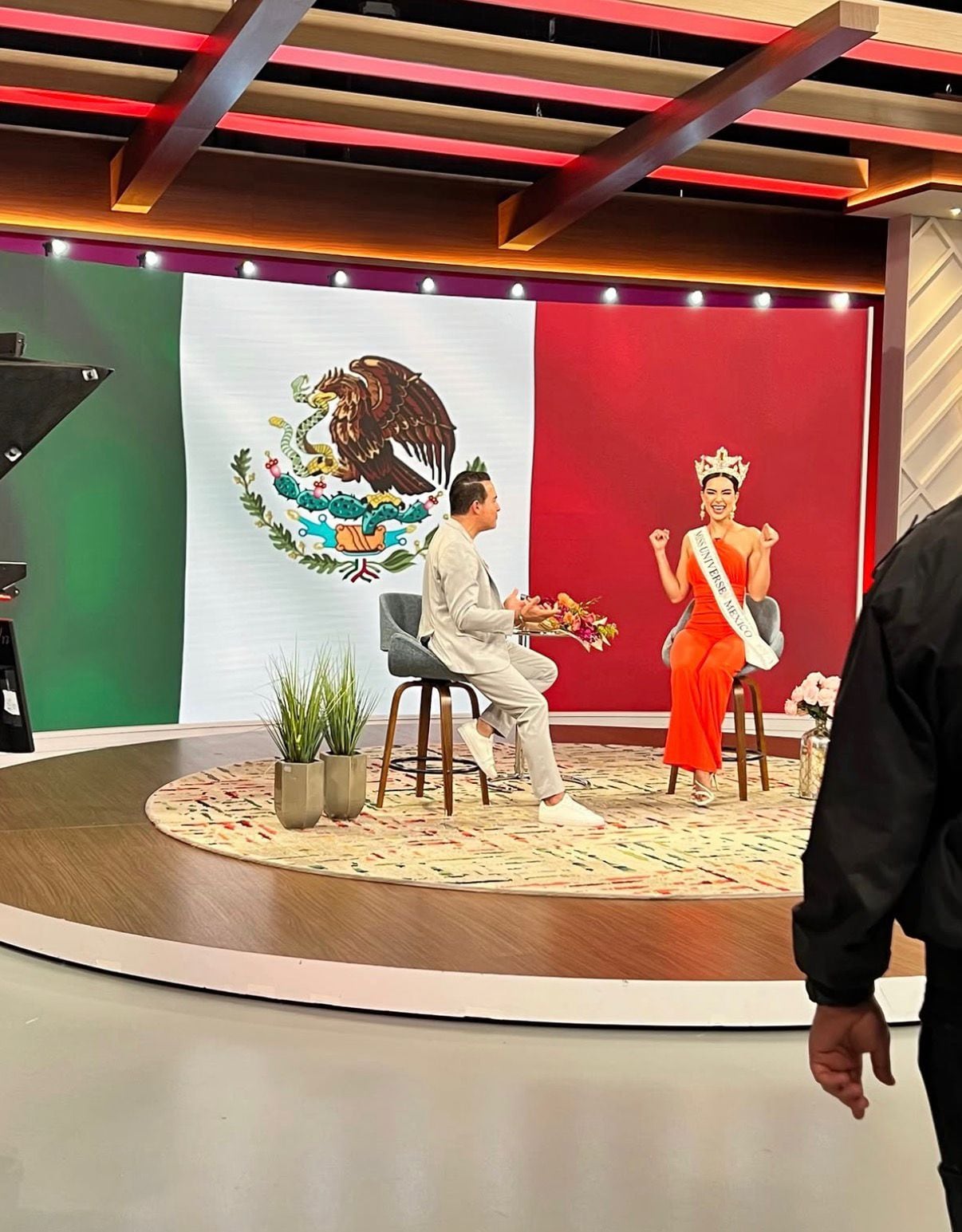 María Vargas, Miss Universo México , ya se encuentra visitando diferentes foros de televisión en Miami (ig/mariavargas.n)