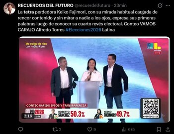 Conteo rápido y redes sociales: el significado detrás de las tendencias "Nieto", "ONPE" y "Tetra". Captura: X.