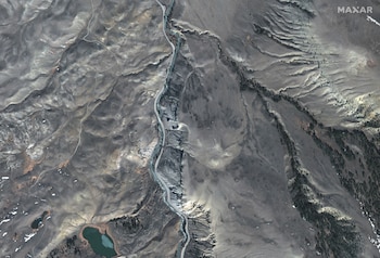 Una imagen satelital muestra el