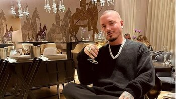 J Balvin y su hijo