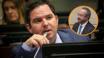 Carlos Meisel, senador del Centro Democrático, manifestó respeto por la justicia y pidió que caiga el peso de la ley si no se demuestra la inocencia de Ramírez - crédito Prensa Senado/Colprensa