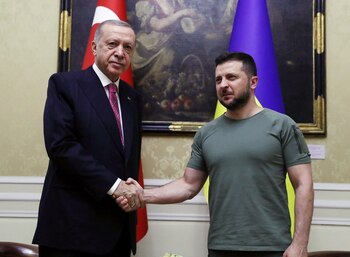 Erdogan y Zelensky en Lviv