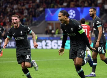 El defensa del Liverpool, Virgil