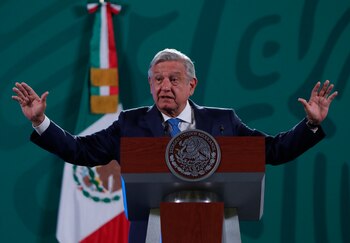 El presidente de México, Andrés