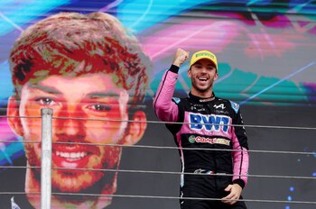 Pierre Gasly llegó a Alpine