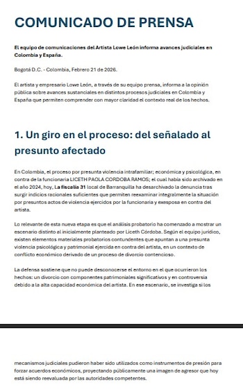 Lowe León inicia trámites por