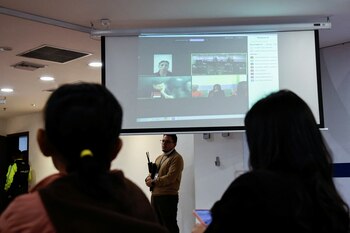 Los procesados atendieron la audiencia