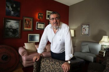 El presidente electo de Guatemala,