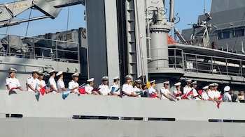 Guatemala recibe al Escuadrón Naval de la Amistad de Taiwán en Puerto Quetzal