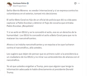 Gustavo Petro en X