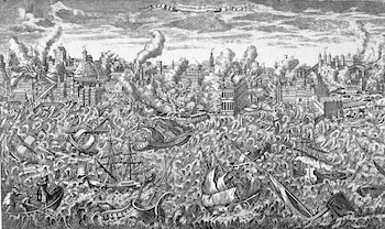 Terremoto de Lisboa en 1755.