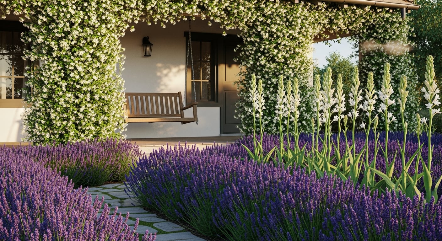 La lavanda aporta color, aroma y borduras bajas en sectores soleados con buen drenaje. (Imagen Ilustrativa Infobae)