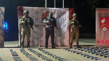 Ejército incauta 531 paquetes de