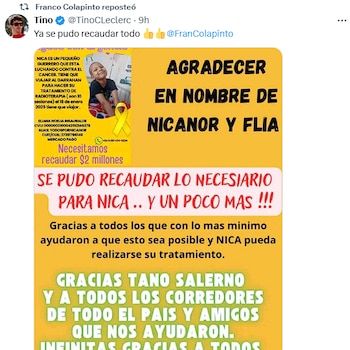 Se alcanzó la recaudación necesaria