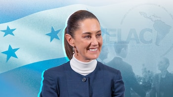 Sheinbaum llegó a Honduras para