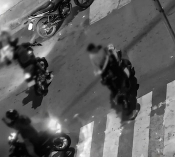 O assalto em Cali foi registrado em um vídeo que, segundo depoimento do DJ, mostra a violência da ação - crédito Video Capture