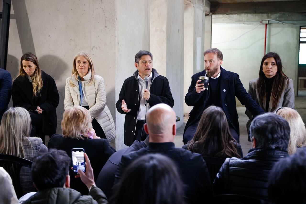 En su discurso, Kicillof volvió a apuntar contra Javier Milei
