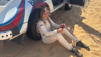 Hizo motocross, equitación y sorprendió