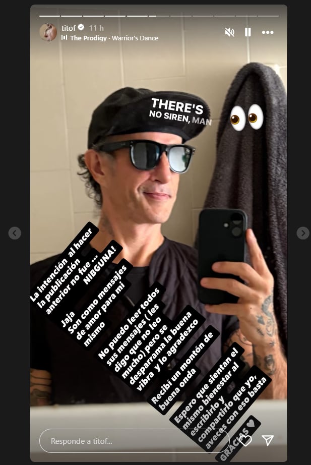 Tito Fuentes sobre su salud. (Instagram: titof)