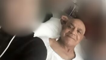 "Keith Simms, antes de su